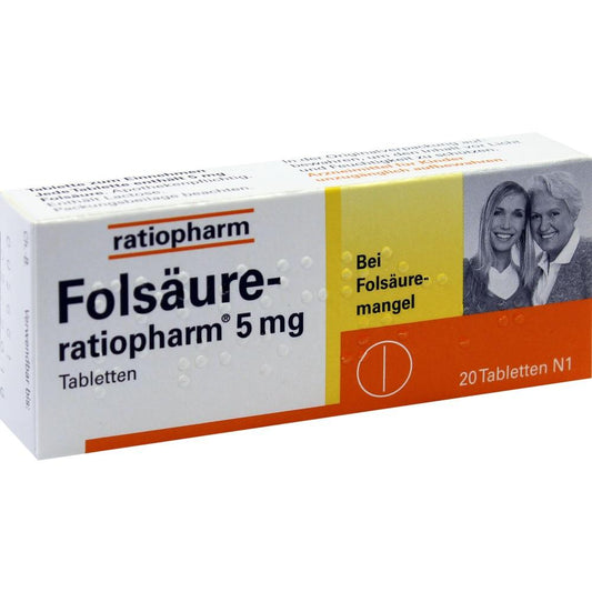 Folsäure-ratiopharm 5 mg