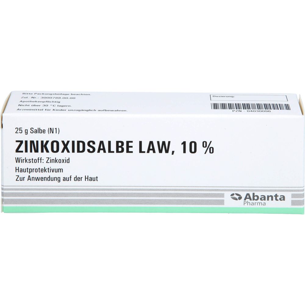 Zinkoxidsalbe LAW 10 %