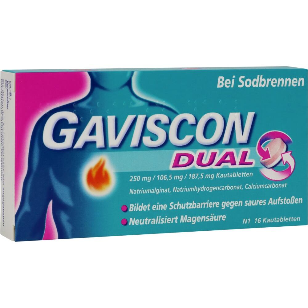 Gaviscon Dual 250 mg/106,5 mg/187,5 mg