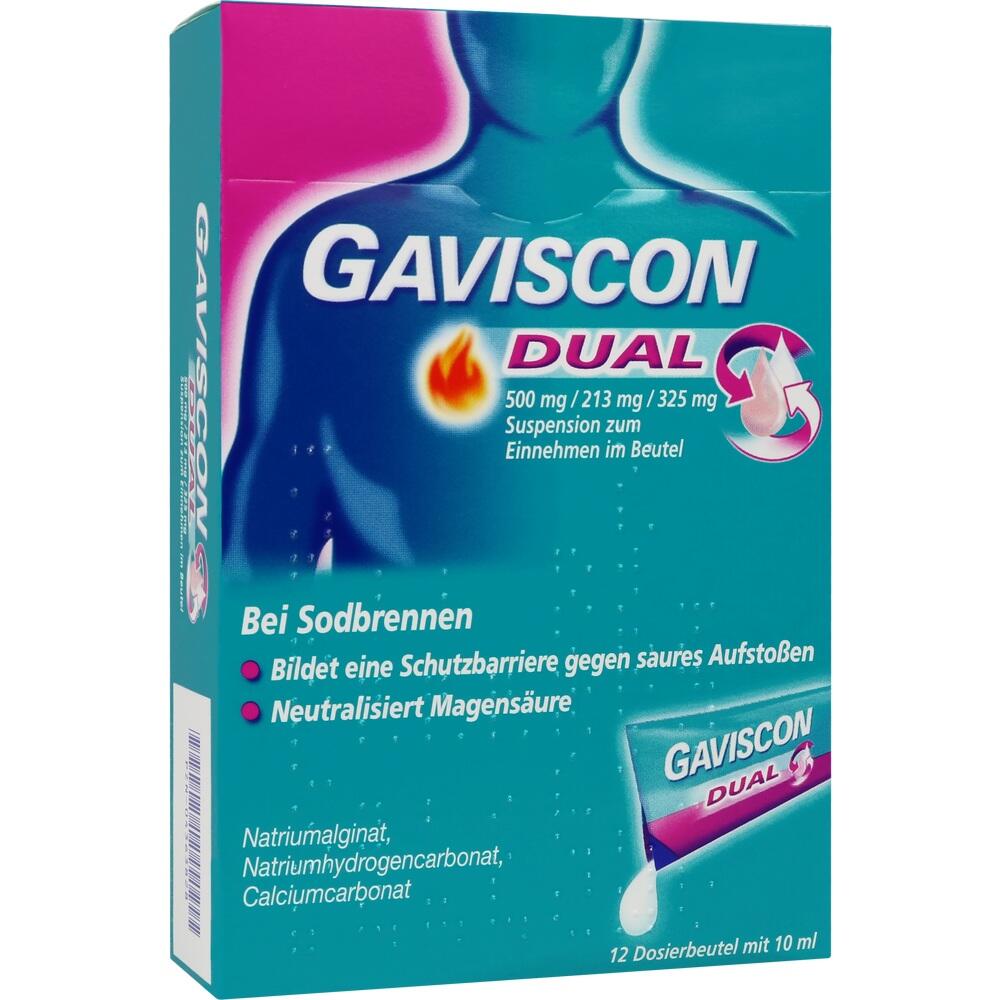 Gaviscon Dual 500 mg/213 mg/325 mg im Beutel