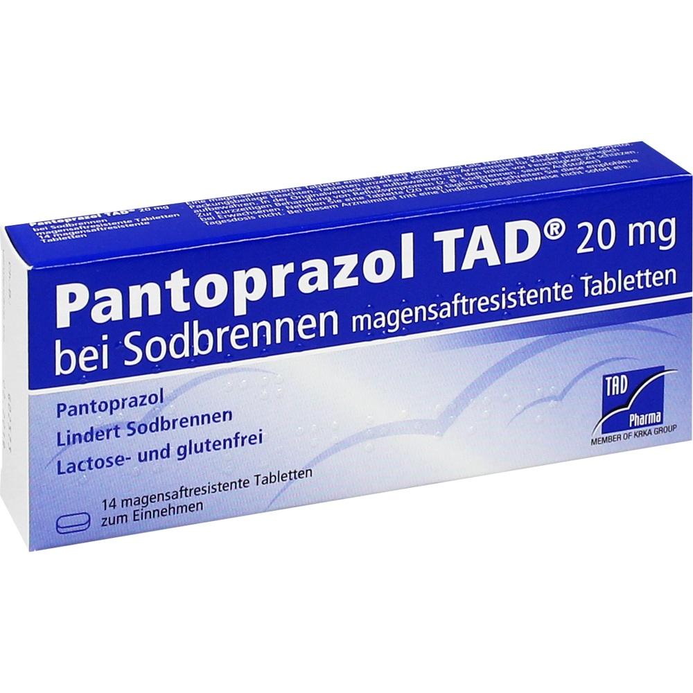 Pantoprazol TAD 20 mg bei Sodbrennen