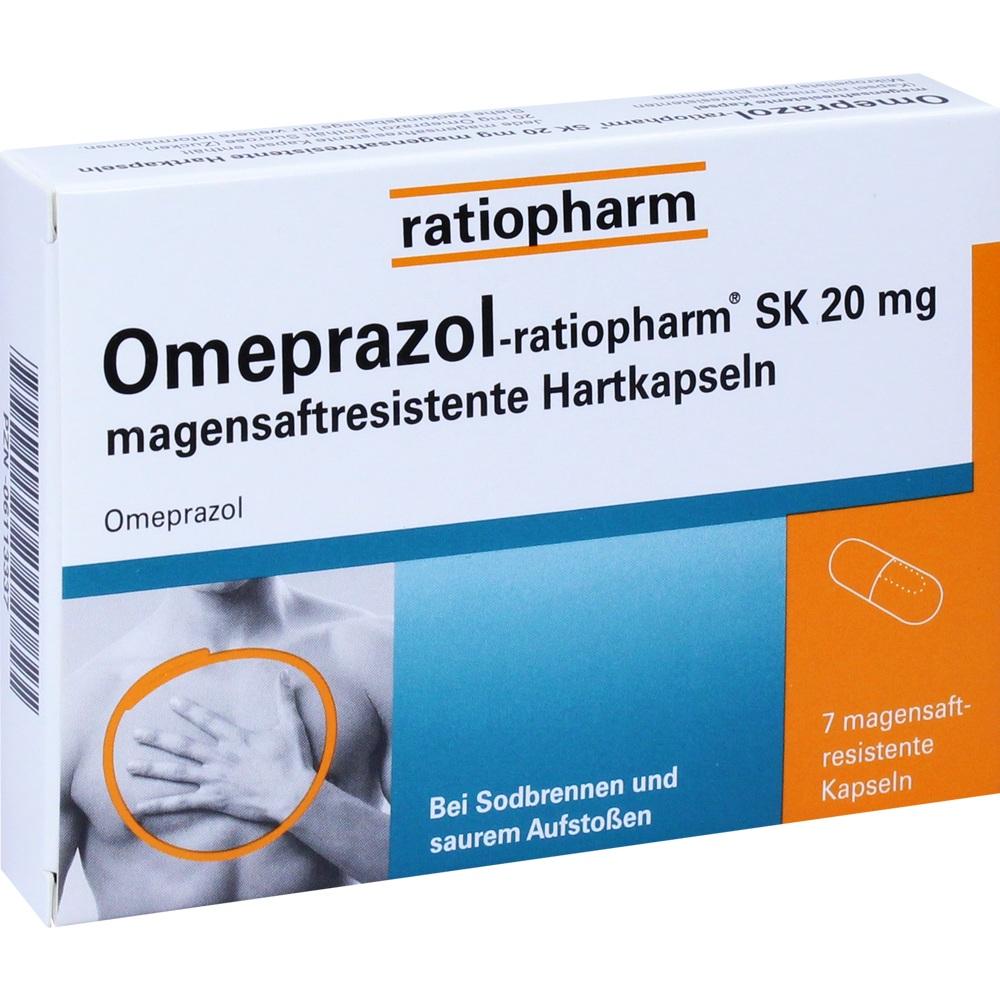 Omeprazol-ratiopharm SK 20 mg