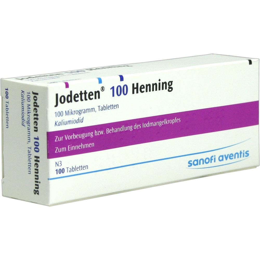 Jodetten 100 Henning 100 Mikrogramm