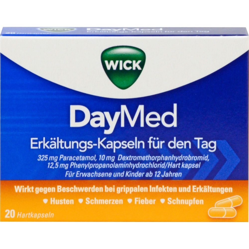 WICK DayMed Erkältungs-Kapseln für den Tag