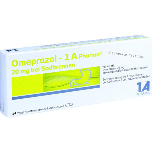 Omeprazol-1A Pharma 20 mg bei Sodbrennen