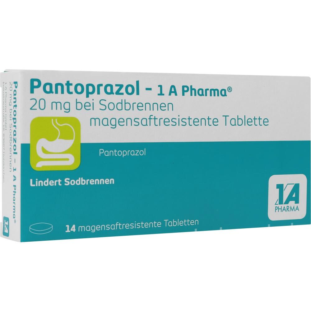 Pantoprazol-1A Pharma 20 mg bei Sodbrennen