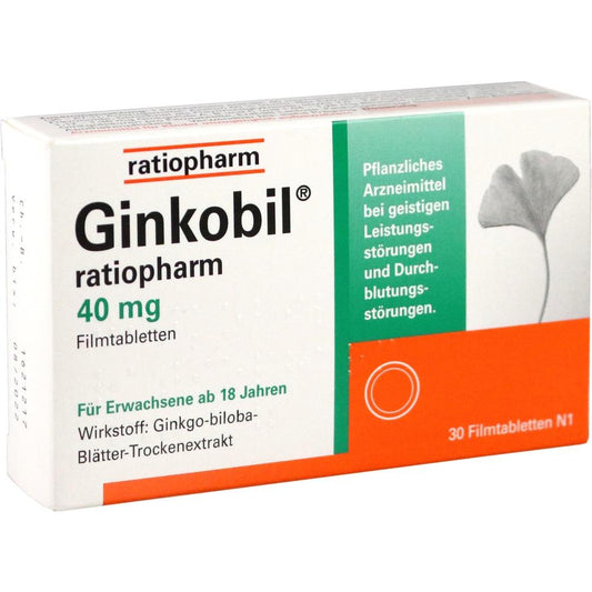 GINKOBIL ratiopharm 40 mg