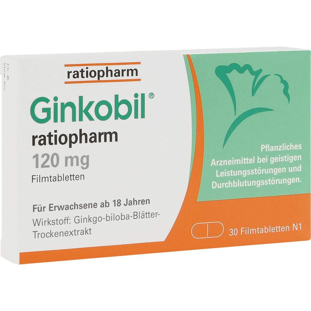 GINKOBIL ratiopharm 120 mg