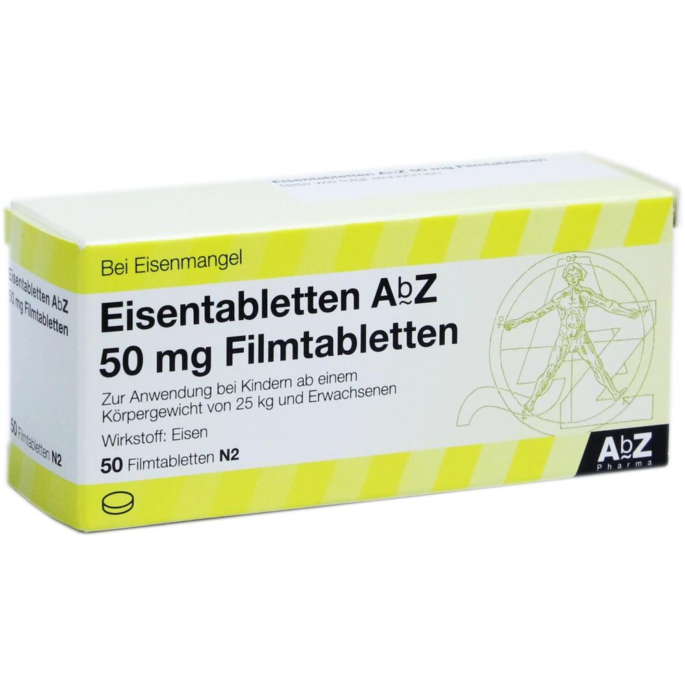 Eisentabletten AbZ 50 mg
