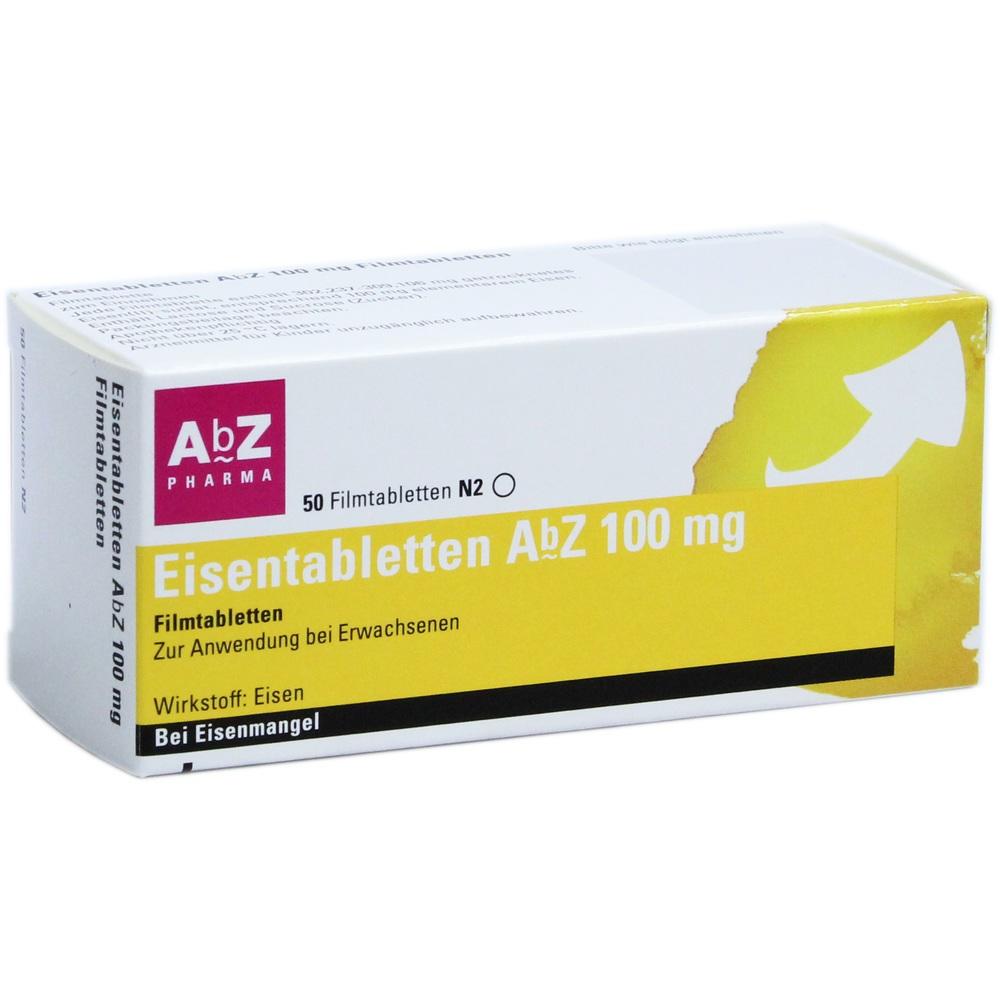 Eisentabletten AbZ 100 mg
