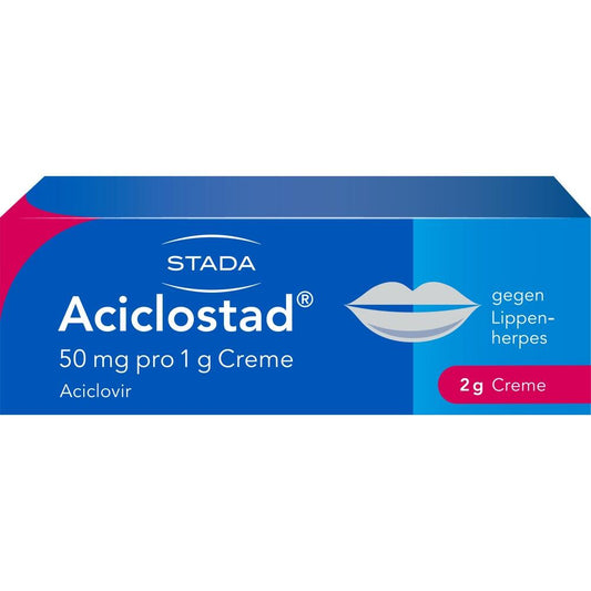 Aciclostad gegen Lippenherpes 50 mg pro 1 g