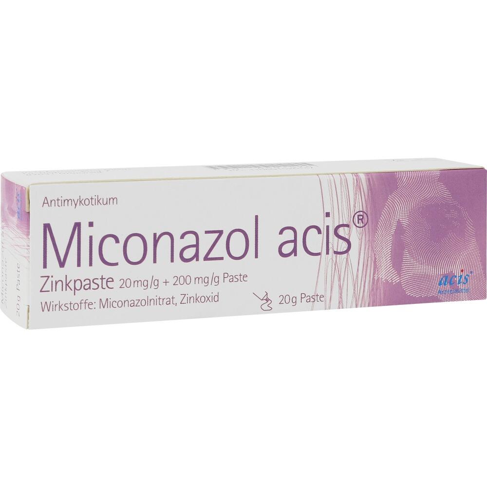 Miconazol acis Zinkpaste