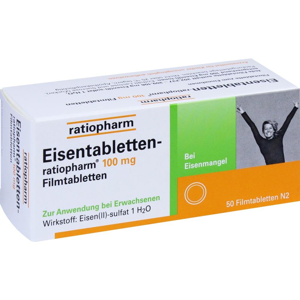 Eisentabletten-ratiopharm 100 mg