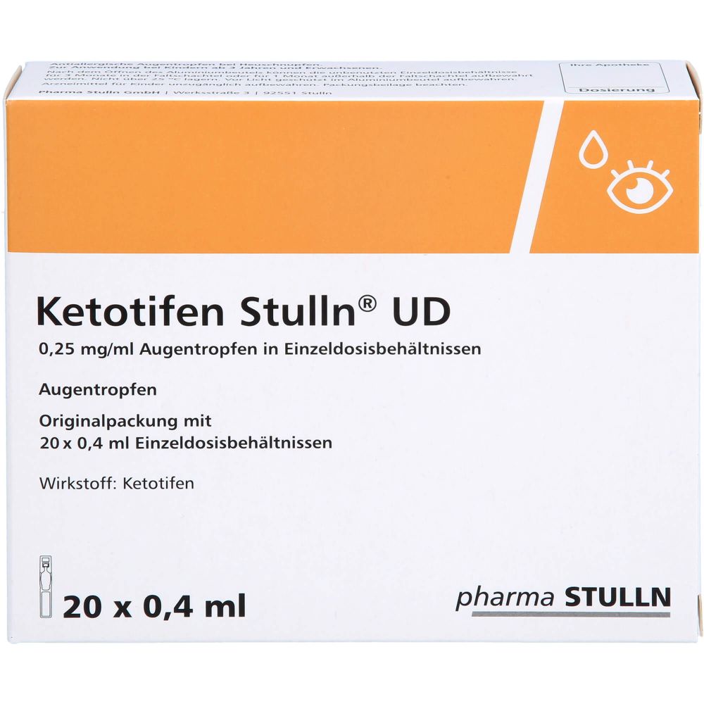 Ketotifen Stulln UD 0,25 mg/ml Augentropfen