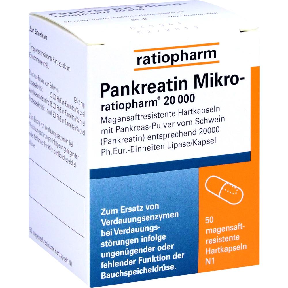 Pankreatin Mikro-ratiopharm 20000