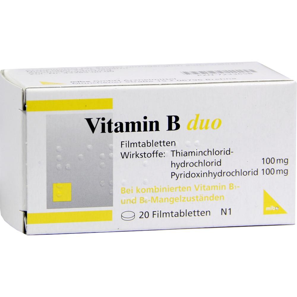 Vitamin B duo 100 mg/100 mg