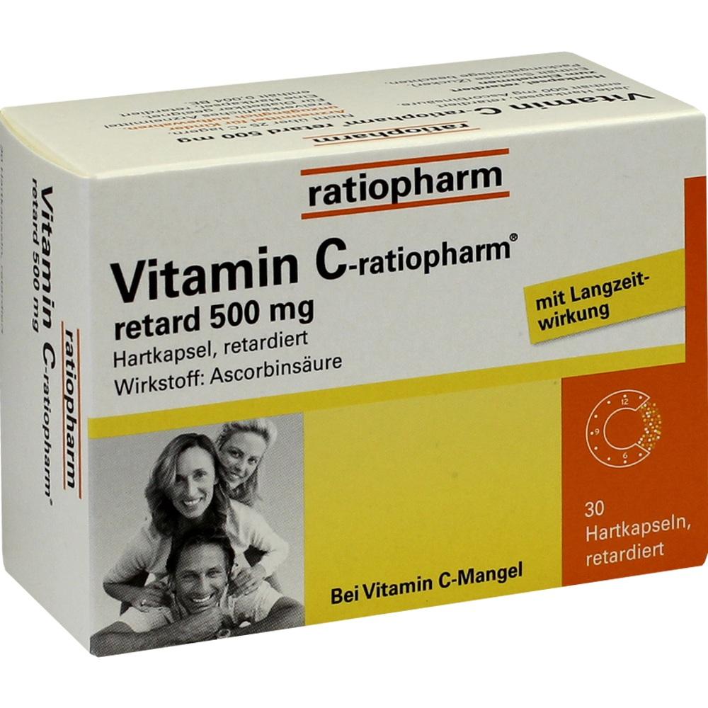 VITAMIN C-ratiopharm retard 500 mg