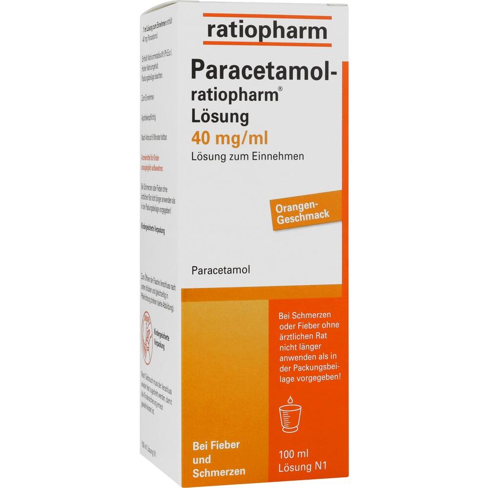 Paracetamol-ratiopharm 40 mg/ml Lösung zum Einnehmen