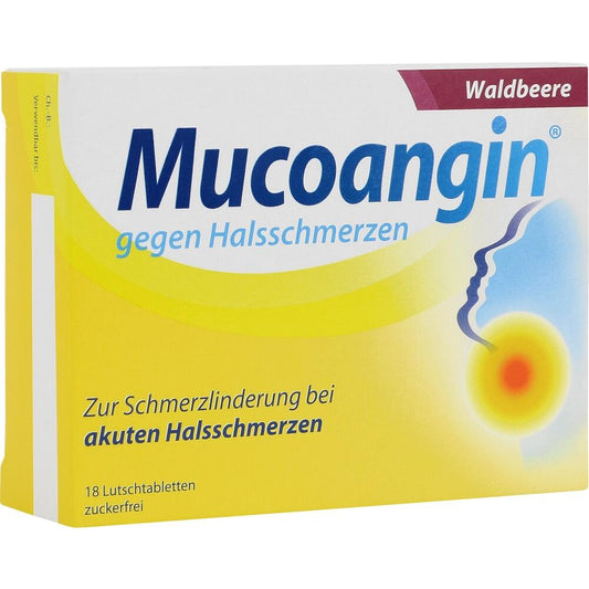 Mucoangin gegen Halsschmerzen Waldbeere