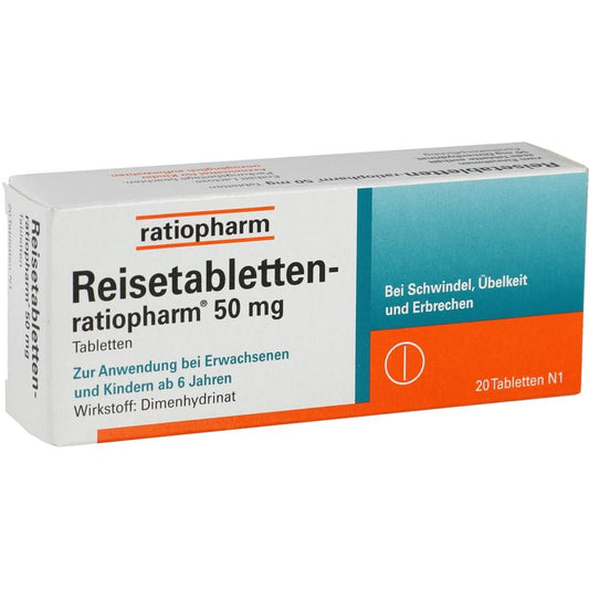 Reisetabletten ratiopharm