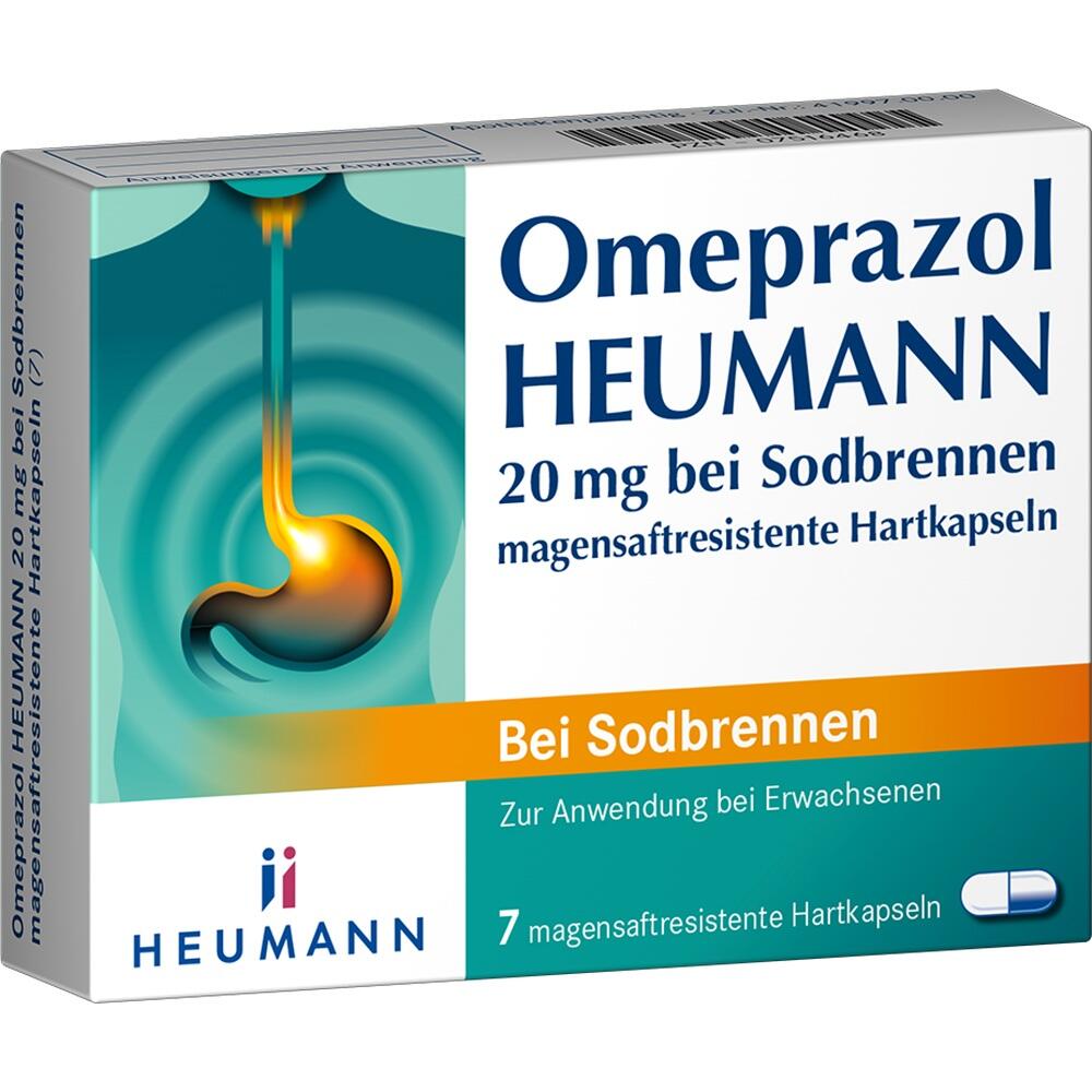 Omeprazol Heumann 20 mg bei Sodbrennen