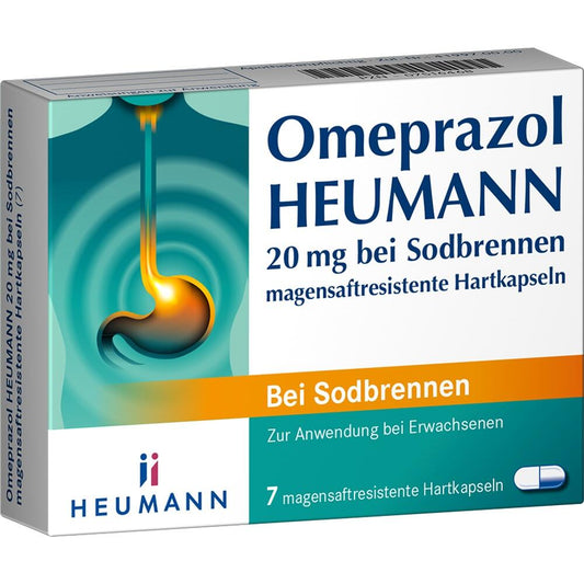Omeprazol Heumann 20 mg bei Sodbrennen