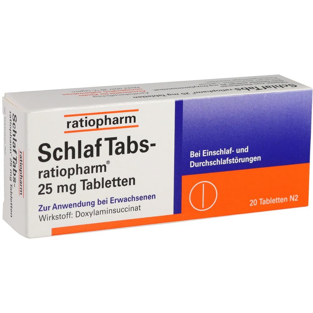 SchlafTabs-ratiopharm 25 mg