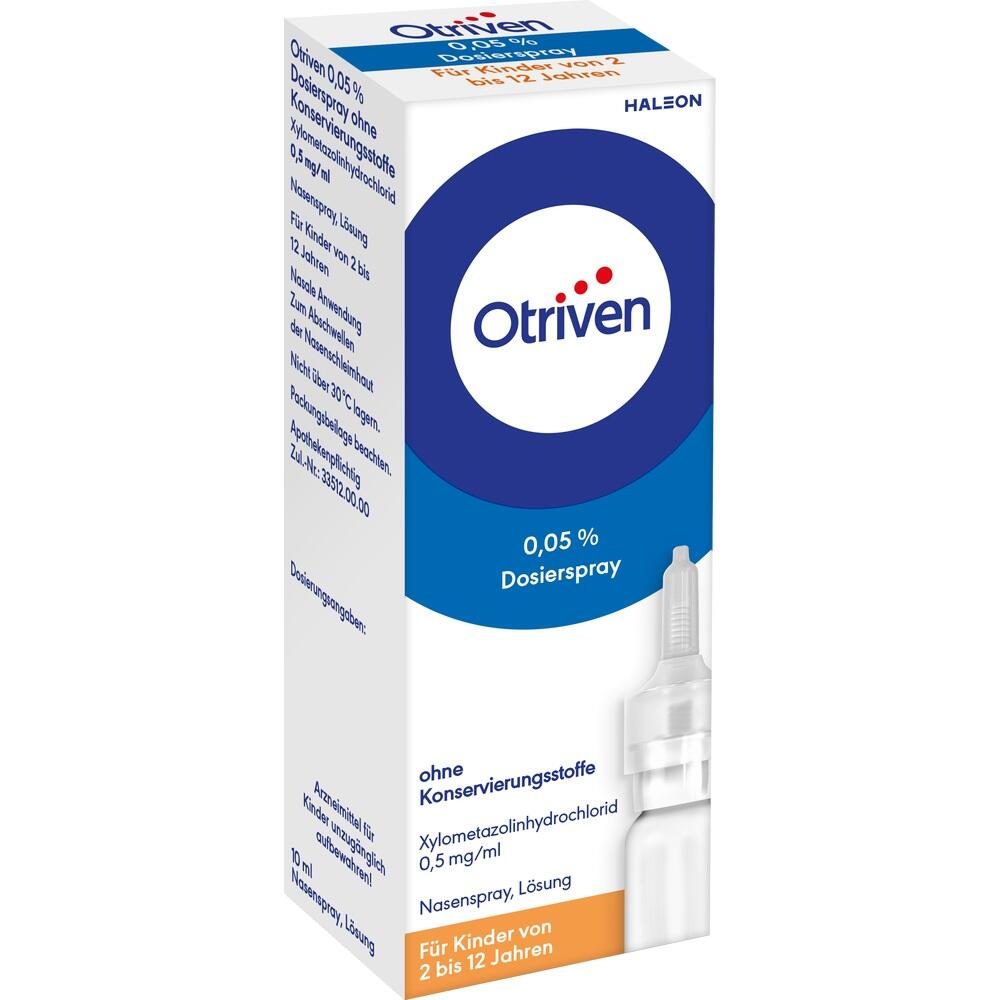 Otriven 0,05 % Dosierspray ohne Konservierungsstoffe