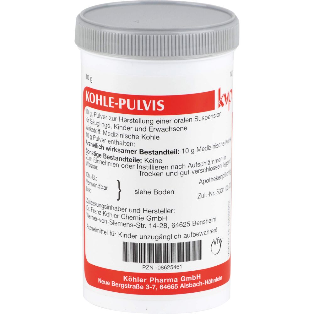 Kohle-Pulvis