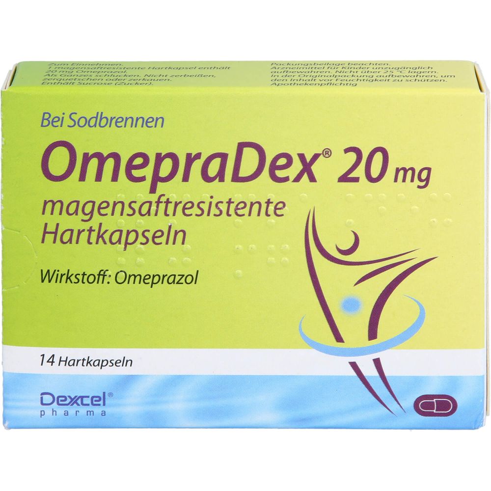 OmepraDex 20 mg magensaftresistente Hartkapseln