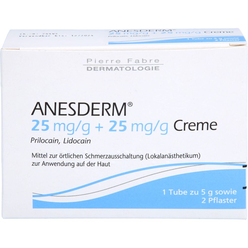 ANESDERM 25 mg/g + 25 mg/g