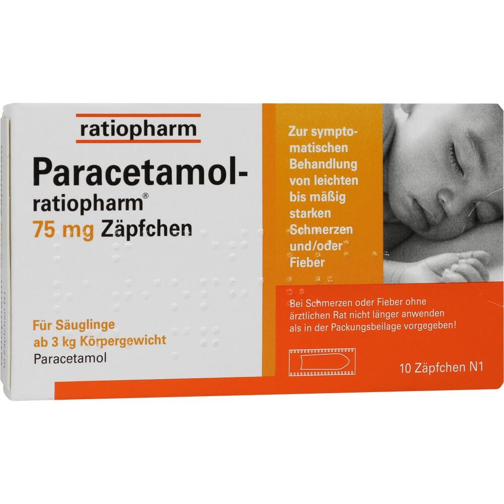 Paracetamol-ratiopharm 75 mg