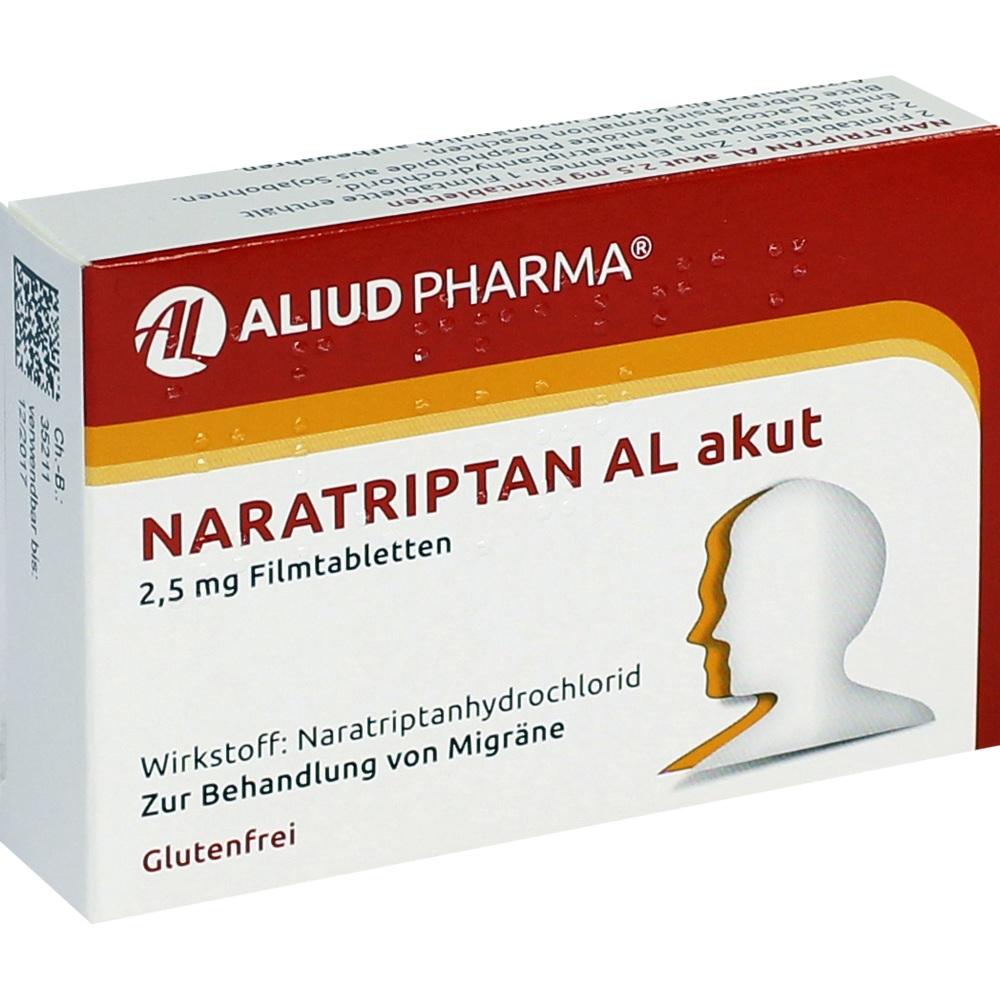 Naratriptan AL akut 2,5 mg
