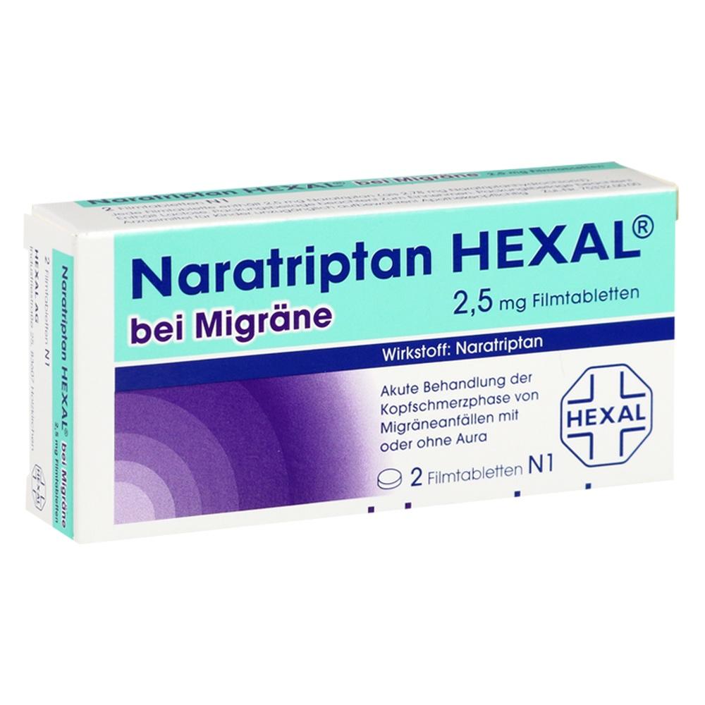 Naratriptan HEXAL bei Migräne 2,5 mg