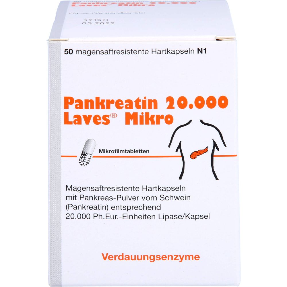 Pankreatin 20000 Laves Mikro