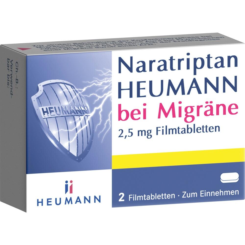 Naratriptan Heumann bei Migräne 2,5 mg