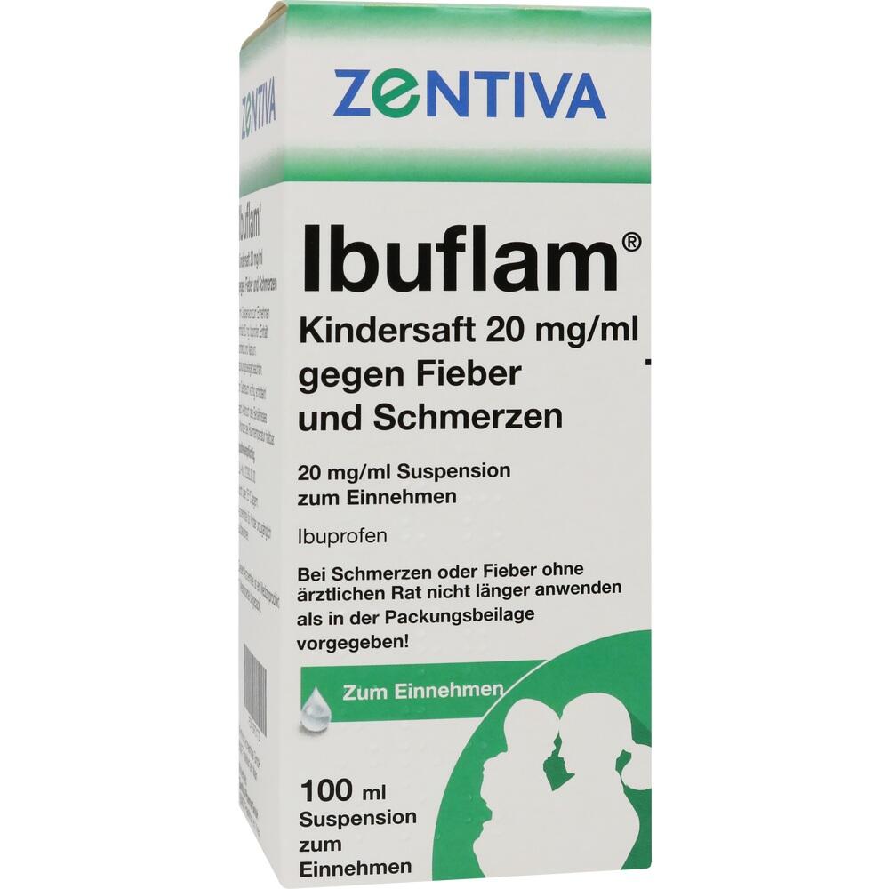 Ibuflam Kindersaft 20 mg/ml gegen Fieber und Schmerzen