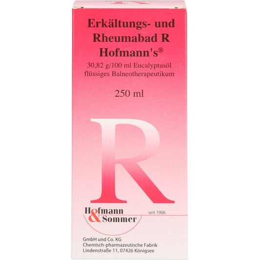 Erkältungs- und Rheumabad R Hofmanns