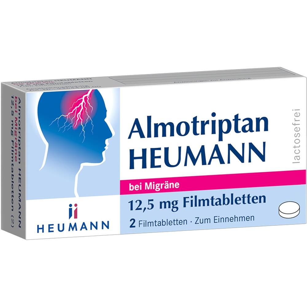 Almotriptan Heumann bei Migräne 12,5 mg