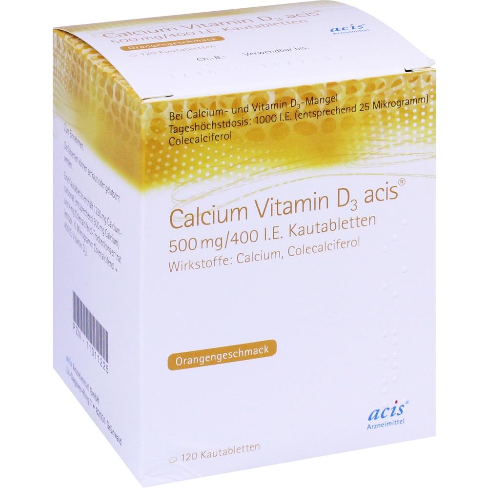 Calcium Vitamin D3 acis 500 mg/400 I.E.
