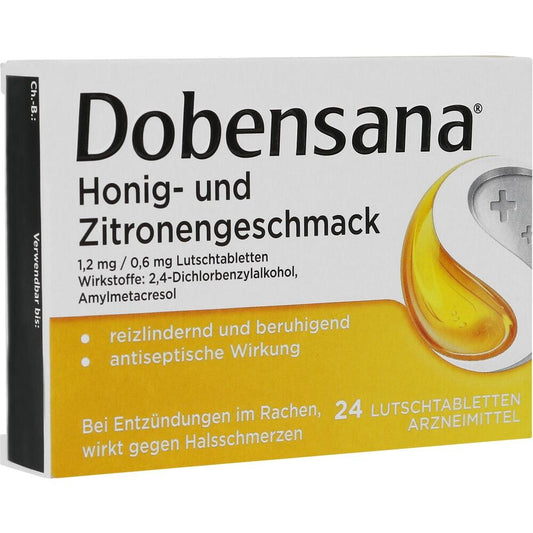 Dobensana Honig- und Zitronengeschmack 1,2 mg/0,6 mg