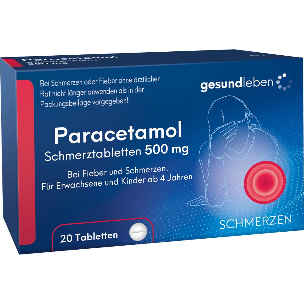 Paracetamol Schmerztabletten 500 mg