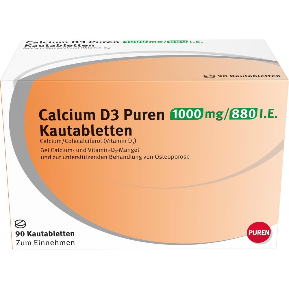 Calcium D3 PUREN 1000 mg/880 I.E.