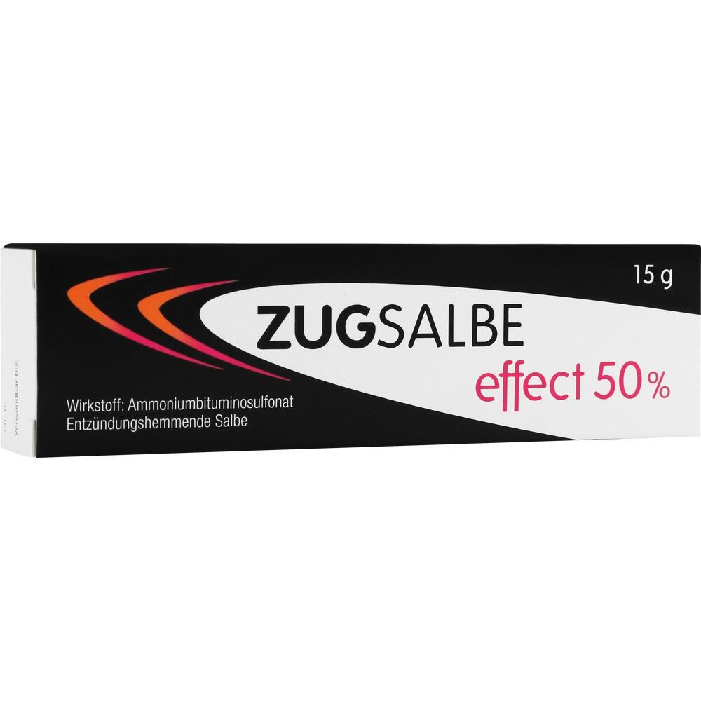 Zugsalbe effect 50 %