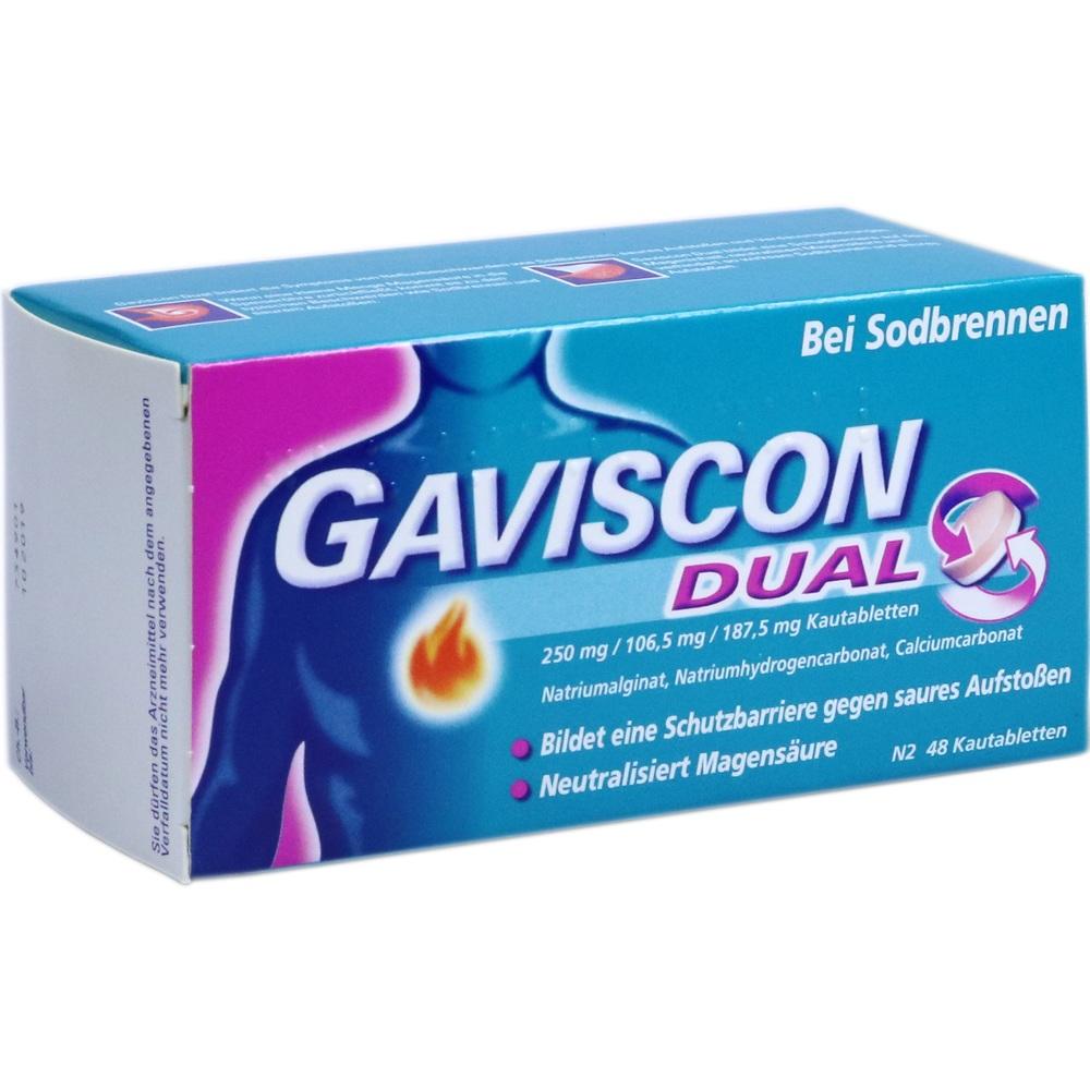 Gaviscon Dual 250 mg/106,5 mg/187,5 mg