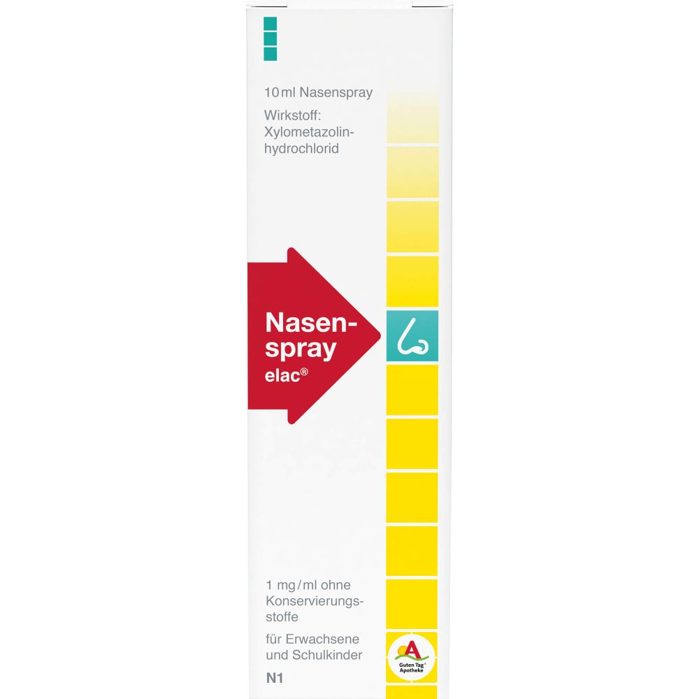 Nasenspray elac 1 mg/ml ohne Konservierungsstoffe