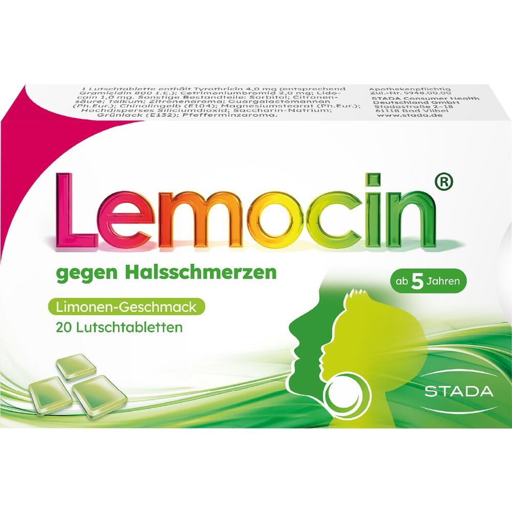 Lemocin gegen Halsschmerzen