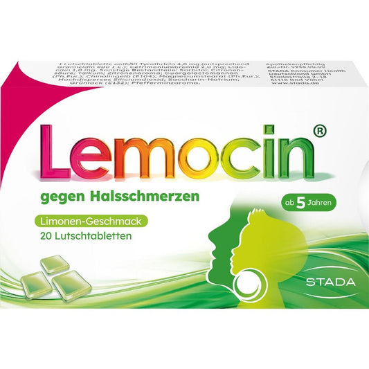 Lemocin gegen Halsschmerzen