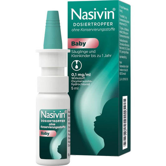 Nasivin Dosiertropfer ohne Konservierungsstoffe Baby