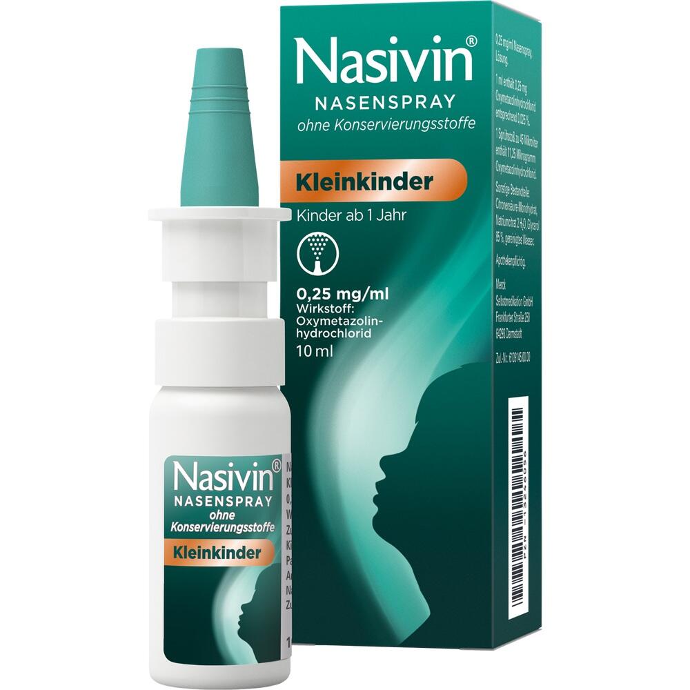 Nasivin Nasenspray ohne Konservierungsstoffe Kleinkinder